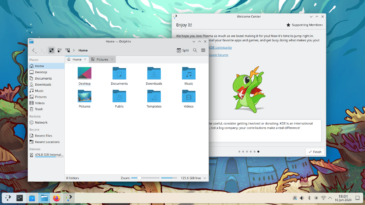 KDE Plasma 6.1 completely redesigned its Edit Mode